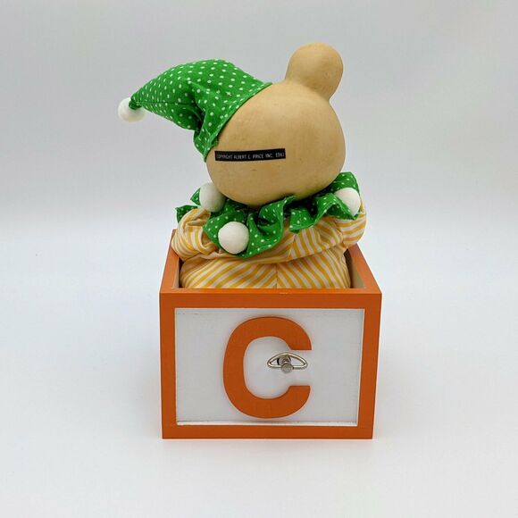 Vintage Musical Bear Clown Wind-Up - Used in Box (Albert E Price, 1983) - Picture 8 of 12